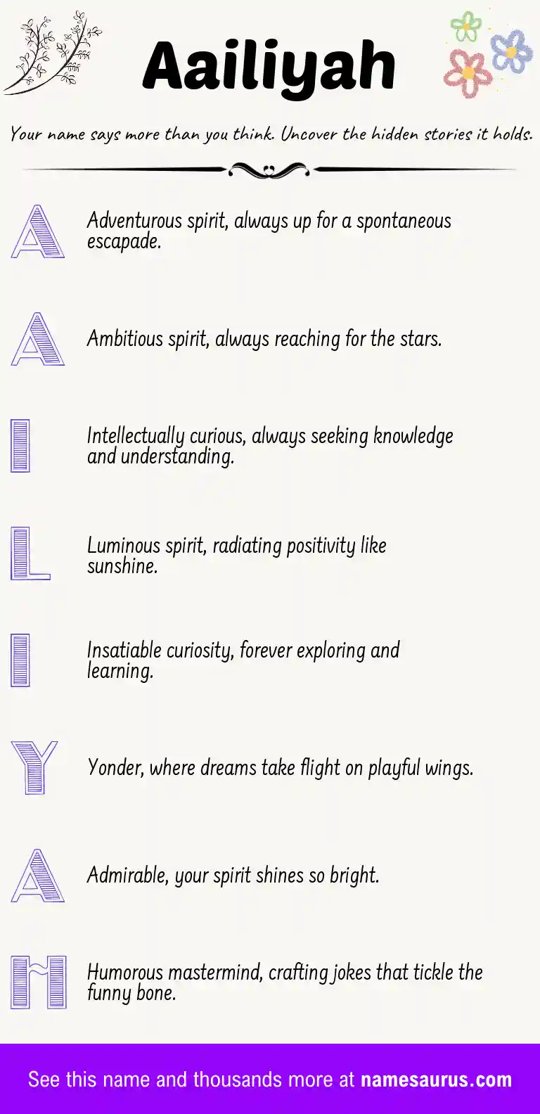 Acrostic poem about Aailiyah.