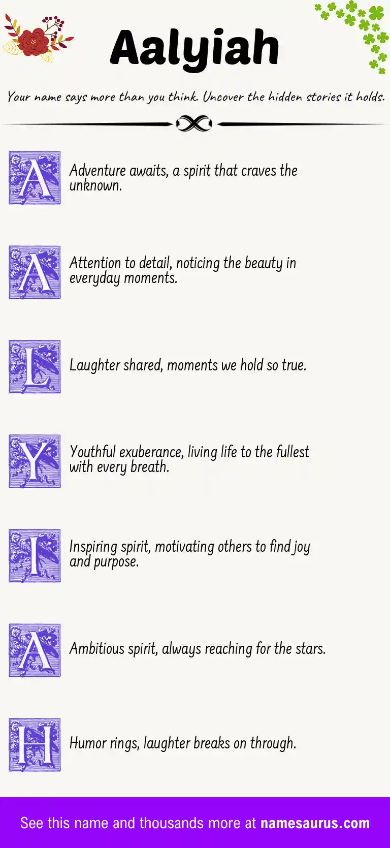 Acrostic poem about Aalyiah.