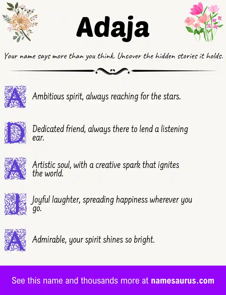 Acrostic poem about Adaja.