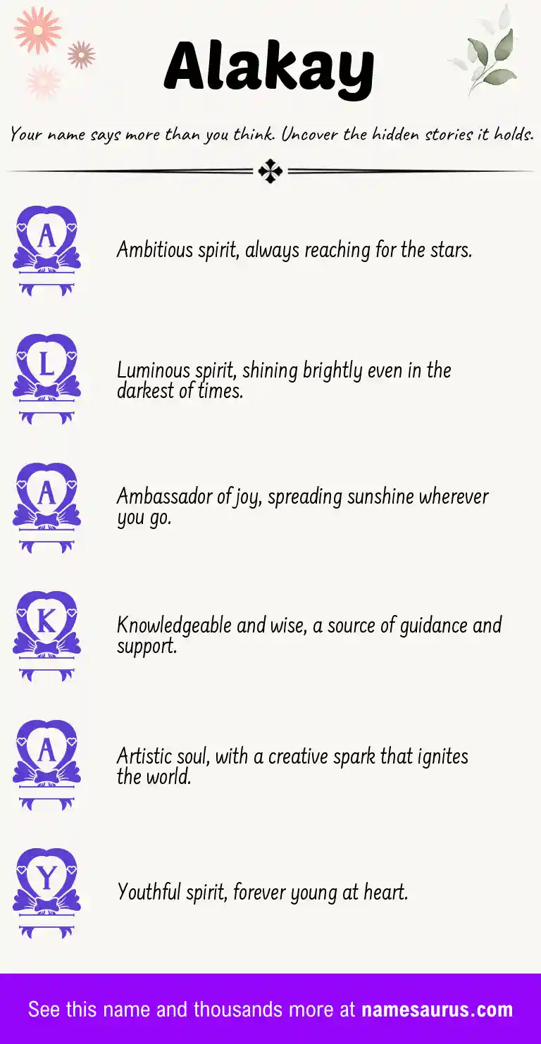 Acrostic poem about Alakay.