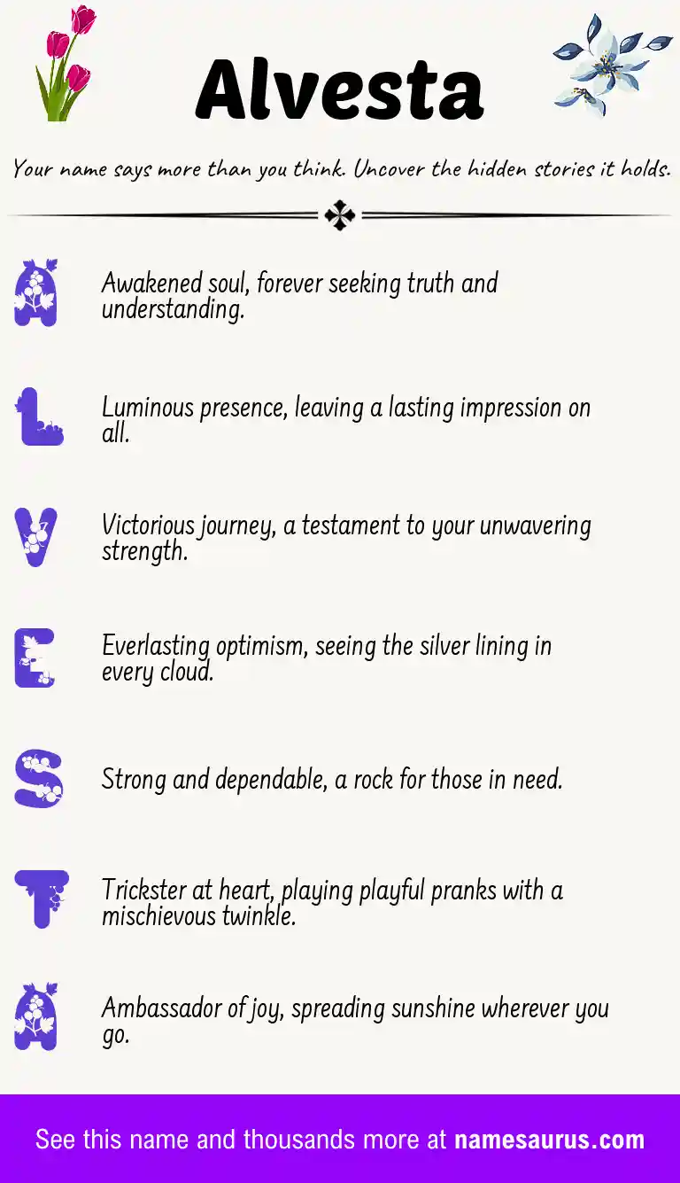 Acrostic poem about Alvesta.