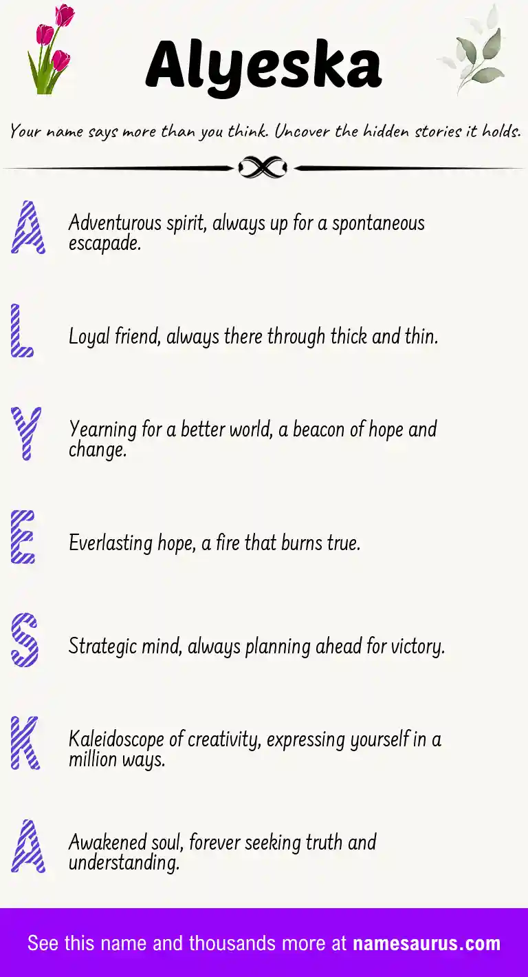 Acrostic poem about Alyeska.