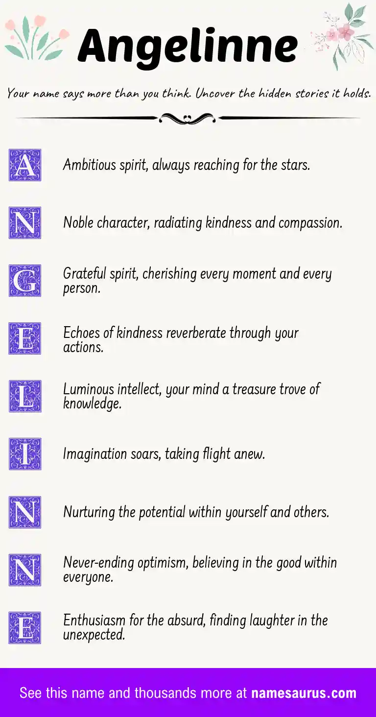 Acrostic poem about Angelinne.