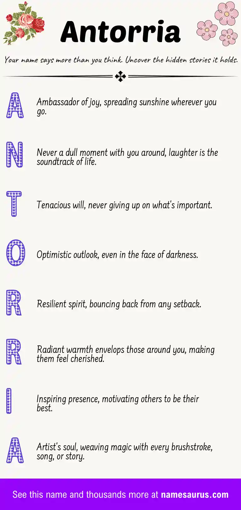 Acrostic poem about Antorria.