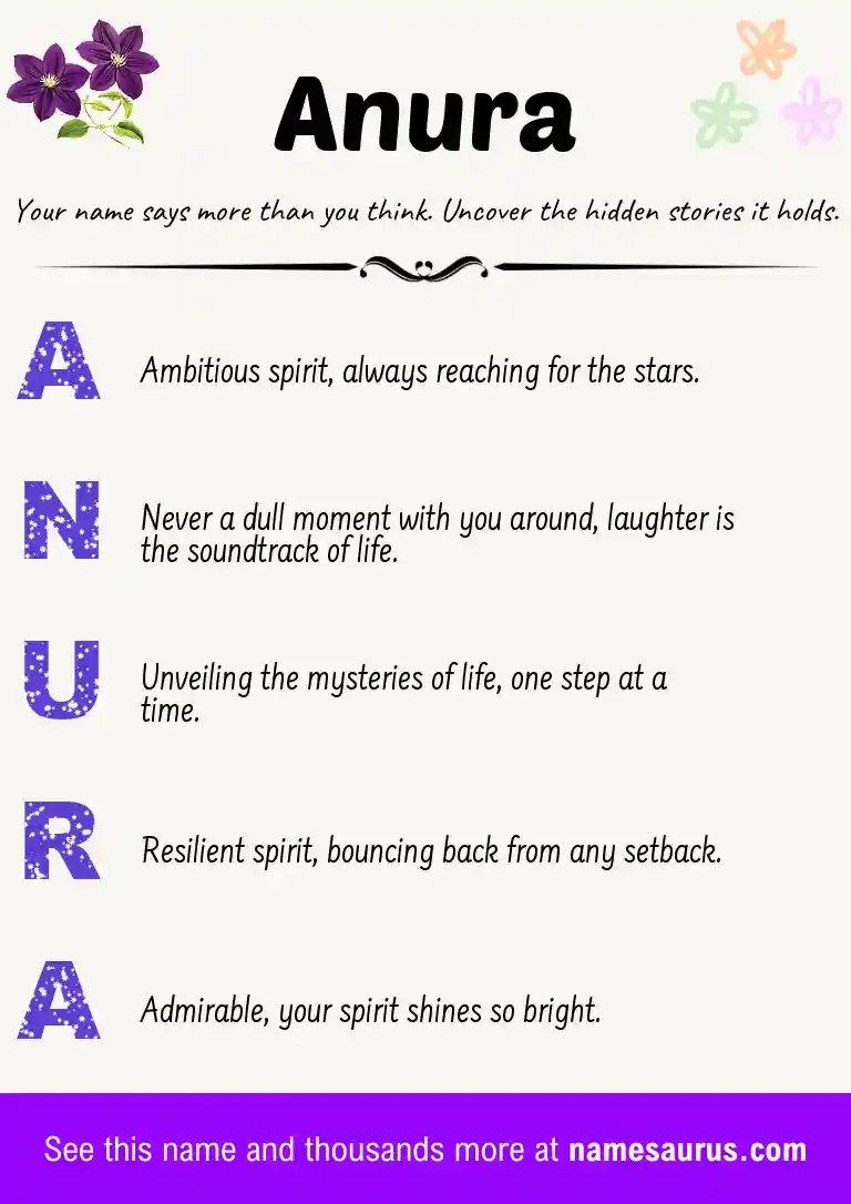 Acrostic poem about Anura.