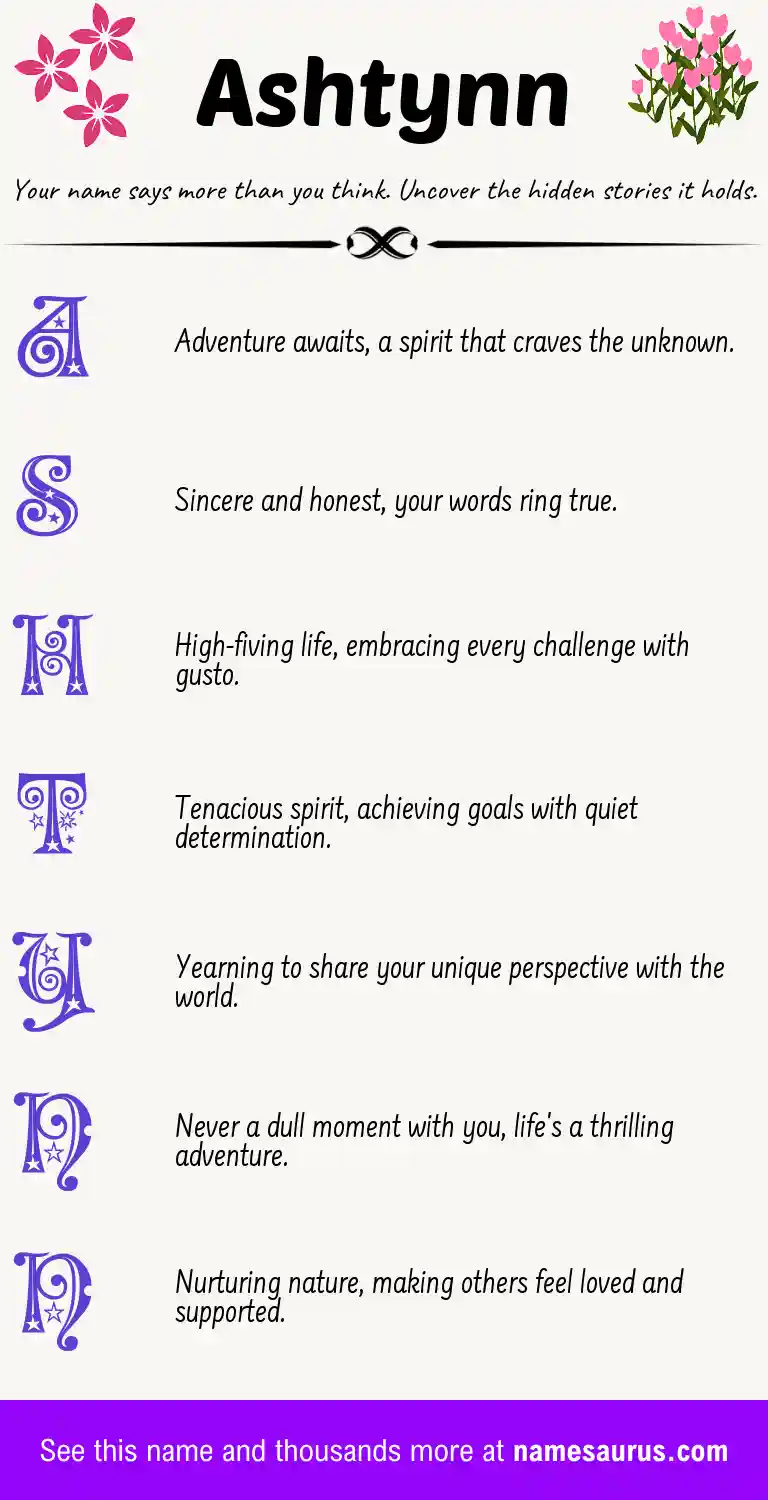 Acrostic poem about Ashtynn.