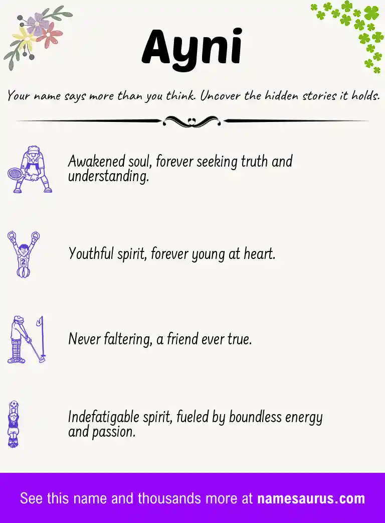 Acrostic poem about Ayni.