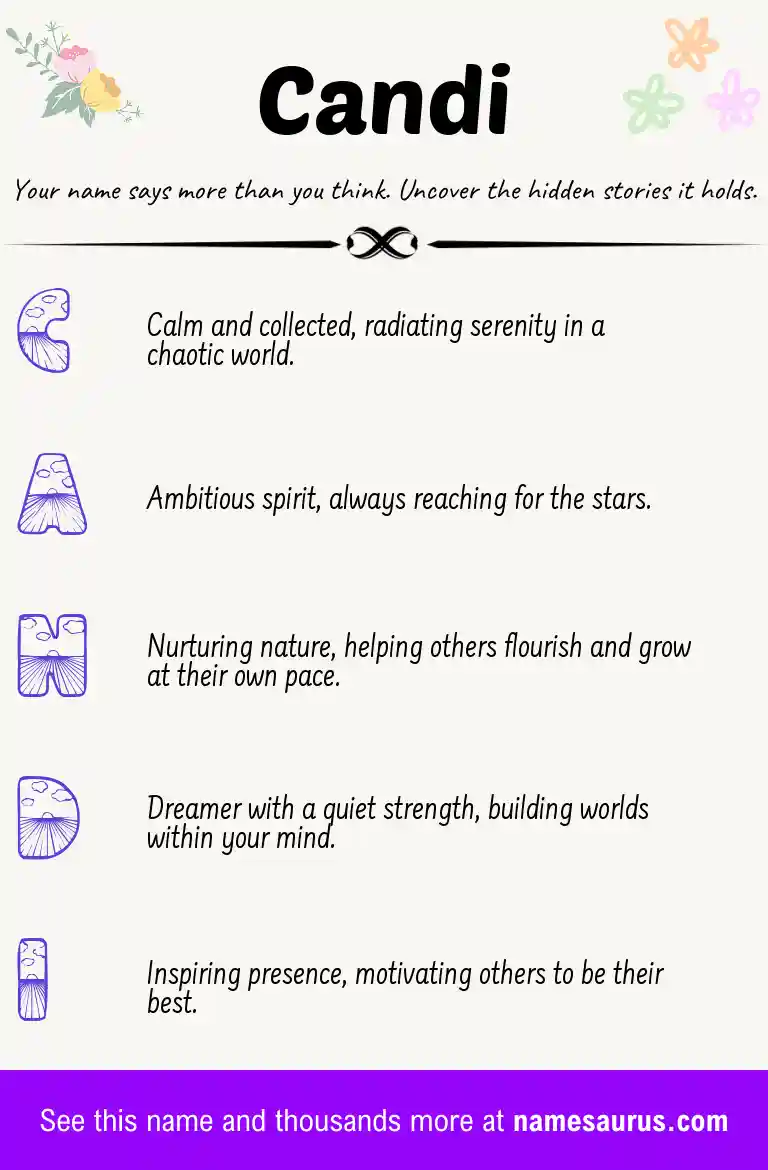 Acrostic poem about Candi.