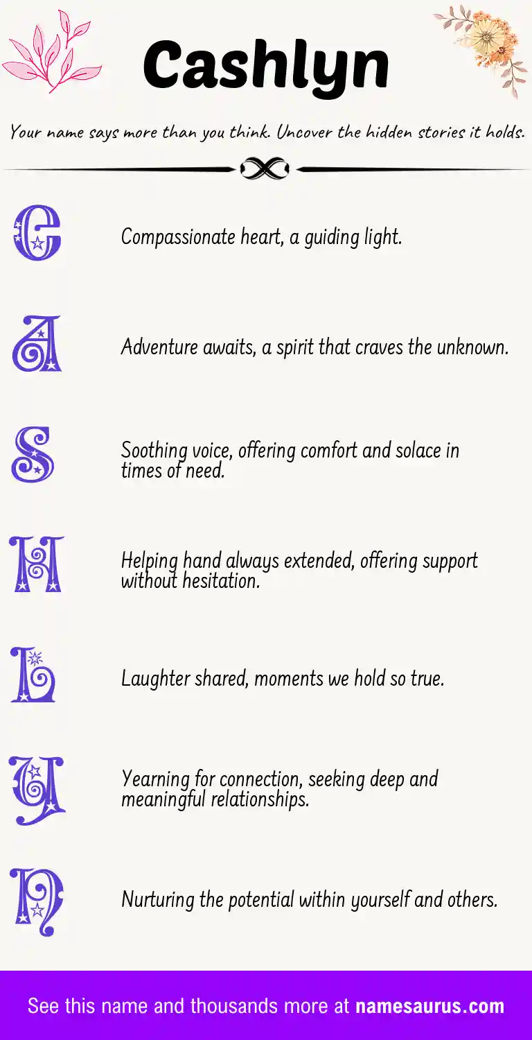 Acrostic poem about Cashlyn.