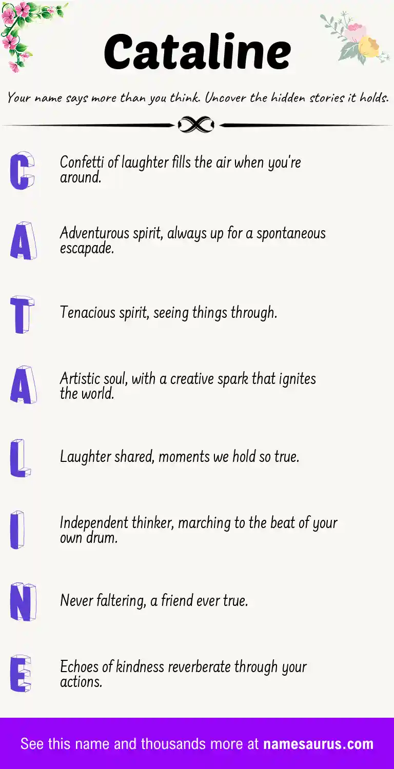 Acrostic poem about Cataline.