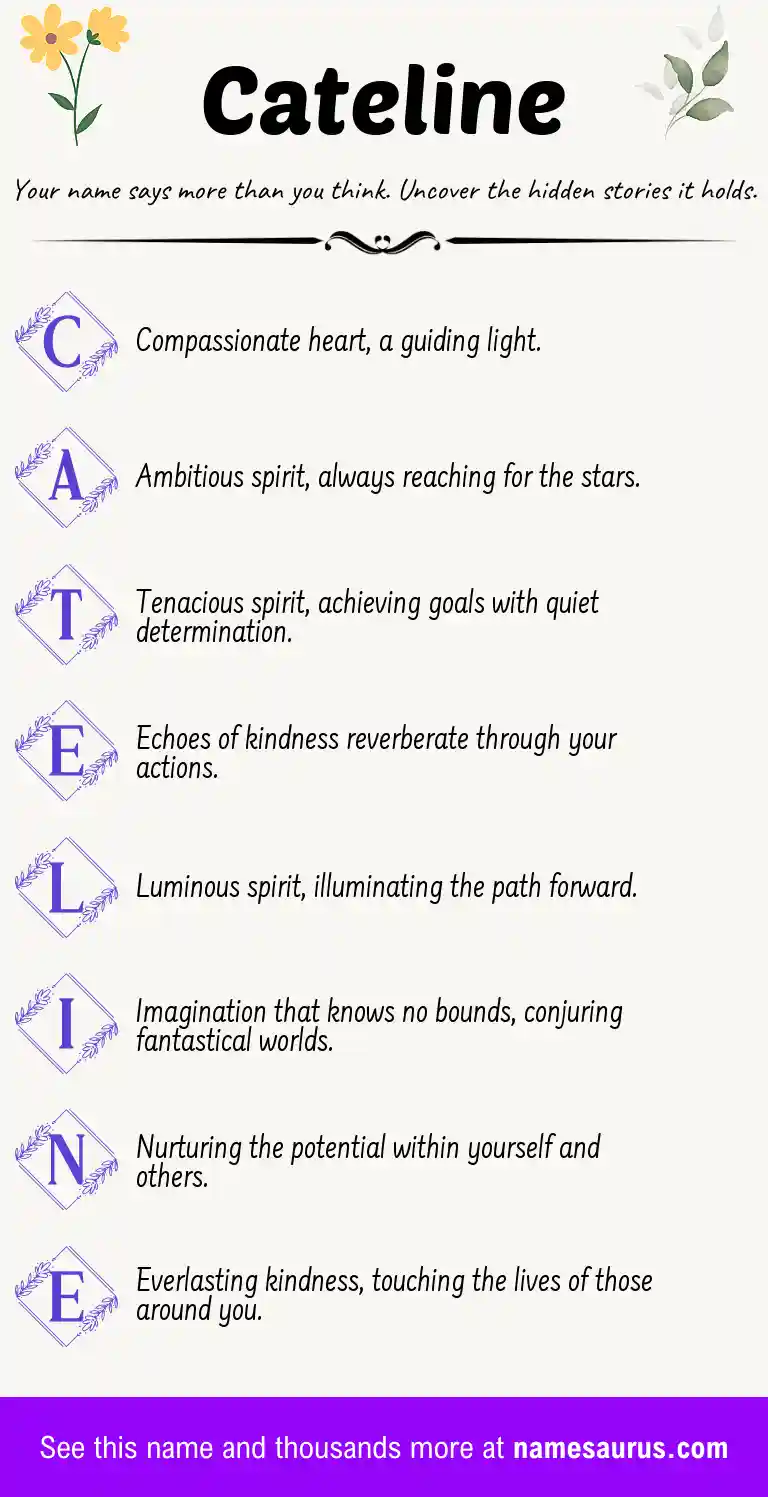 Acrostic poem about Cateline.