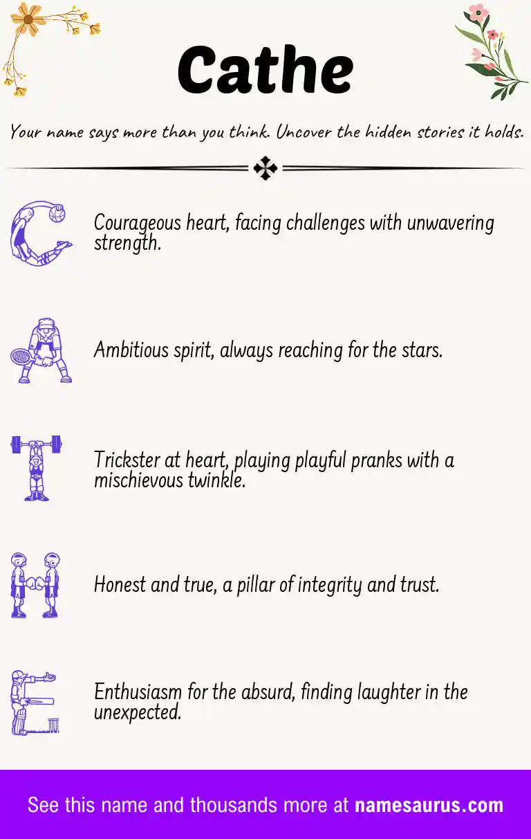 Acrostic poem about Cathe.