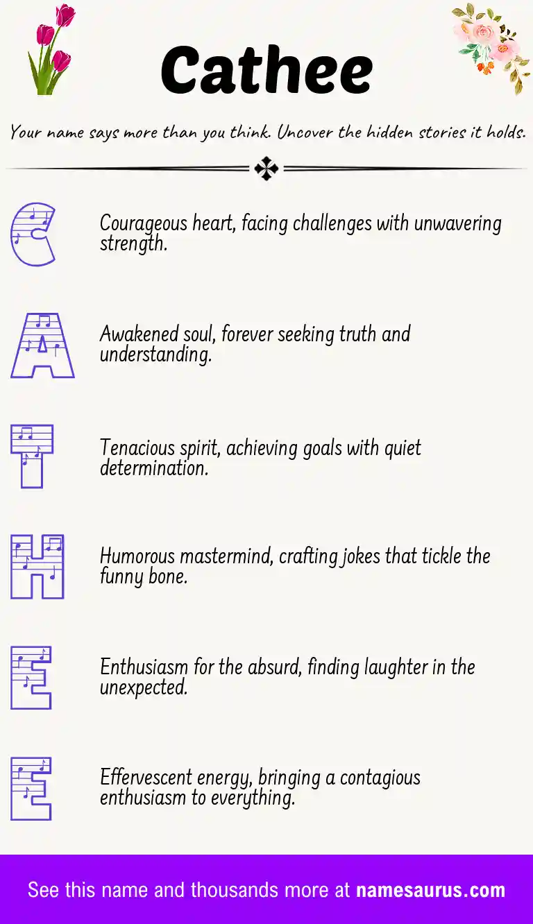 Acrostic poem about Cathee.