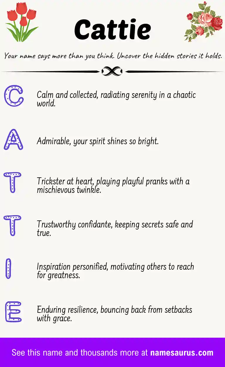 Acrostic poem about Cattie.