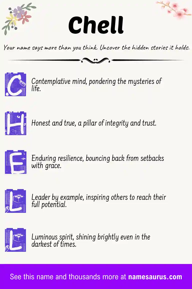 Acrostic poem about Chell.