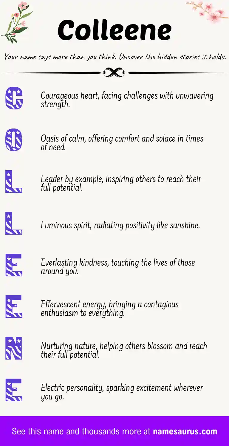Acrostic poem about Colleene.