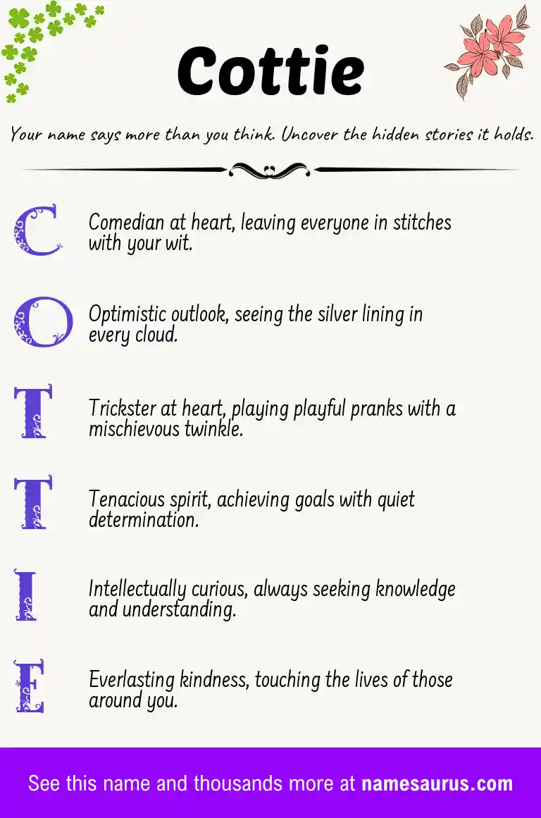 Acrostic poem about Cottie.