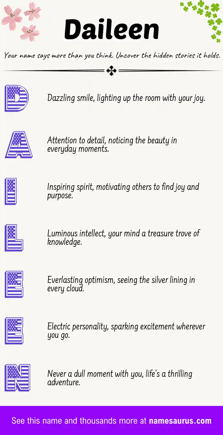 Acrostic poem about Daileen.