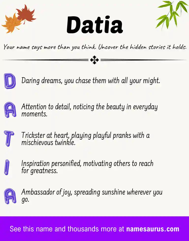 Acrostic poem about Datia.