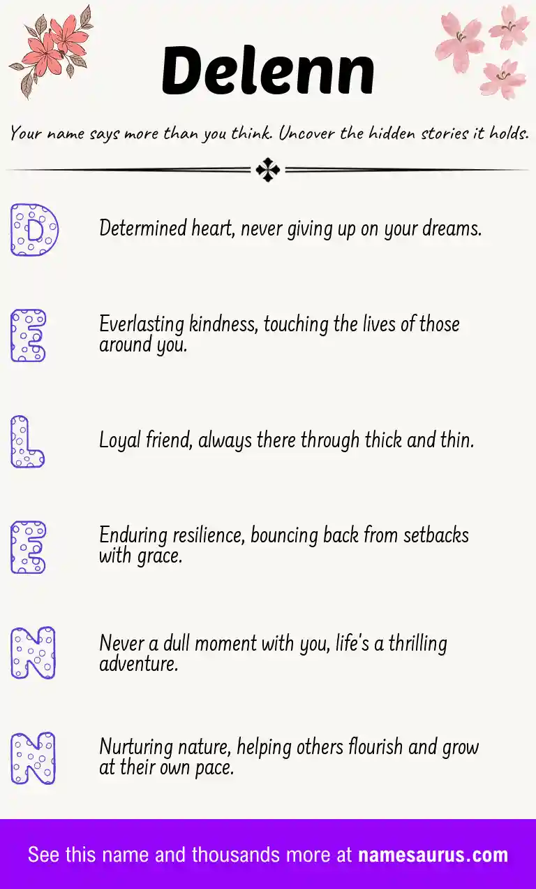 Acrostic poem about Delenn.
