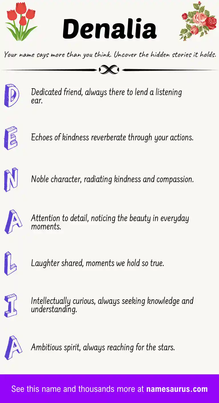 Acrostic poem about Denalia.