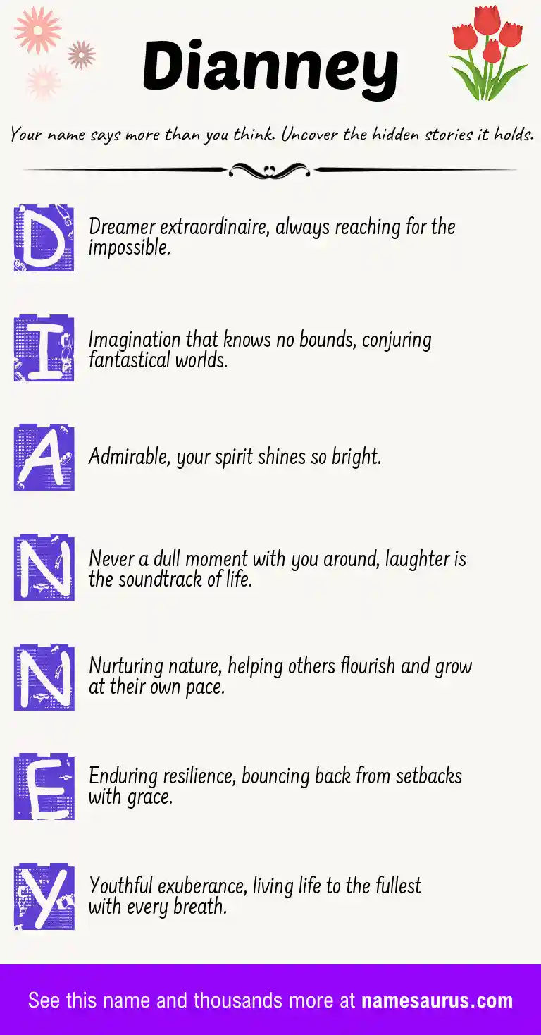 Acrostic poem about Dianney.