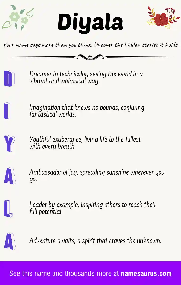 Acrostic poem about Diyala.