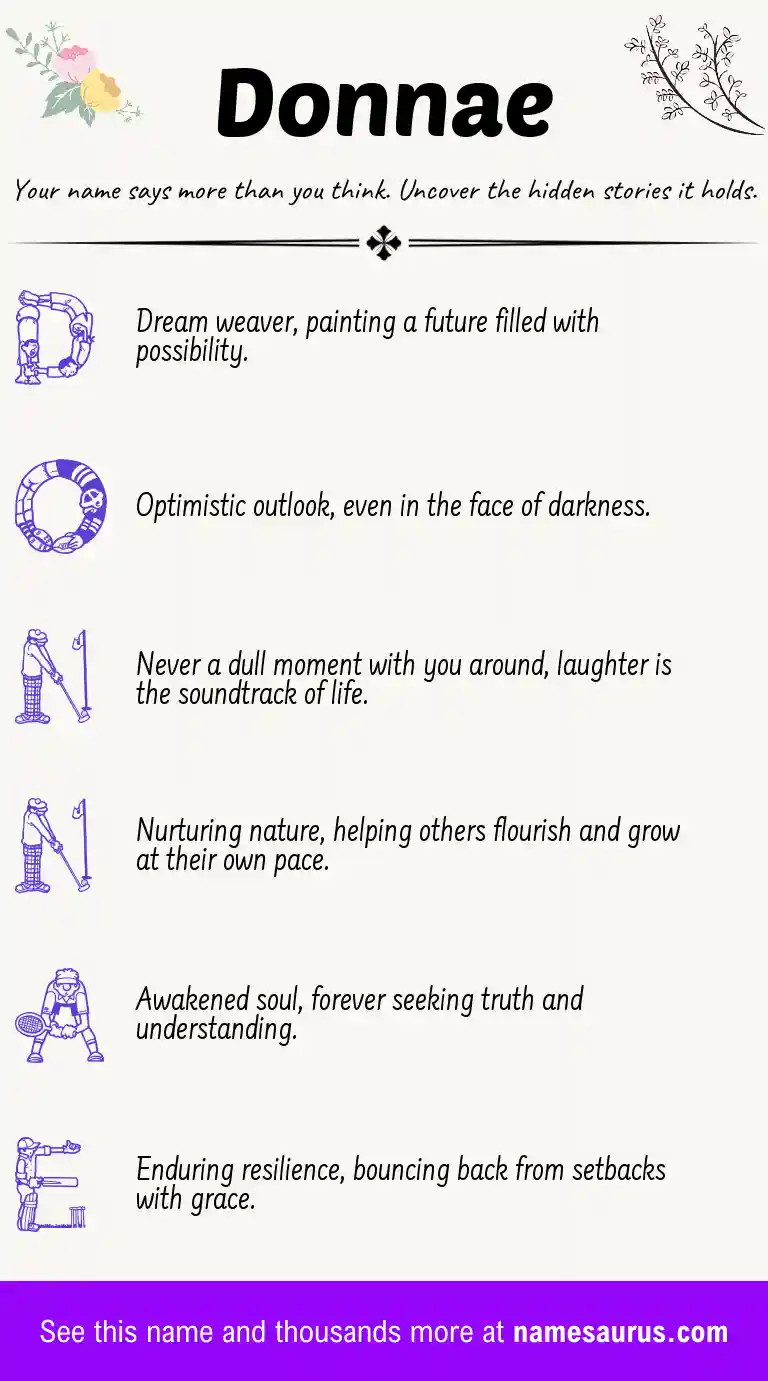 Acrostic poem about Donnae.