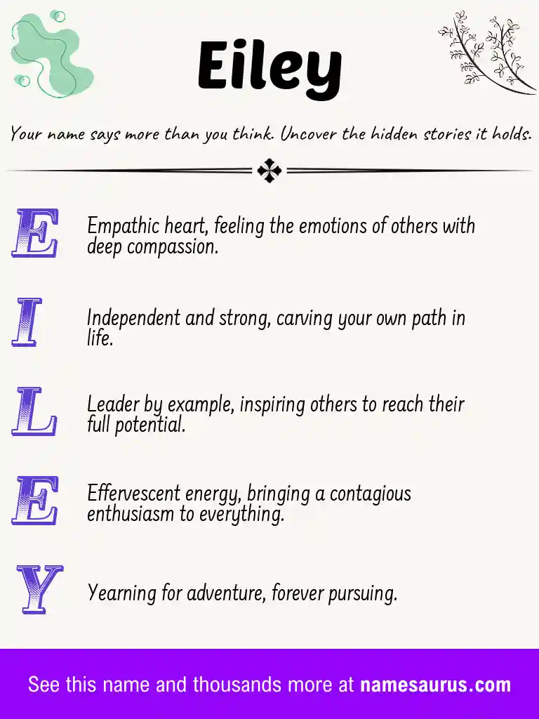 Acrostic poem about Eiley.