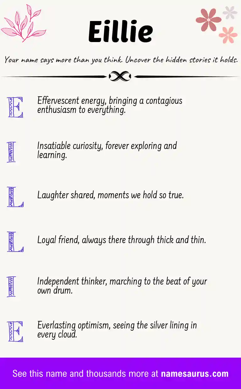 Acrostic poem about Eillie.