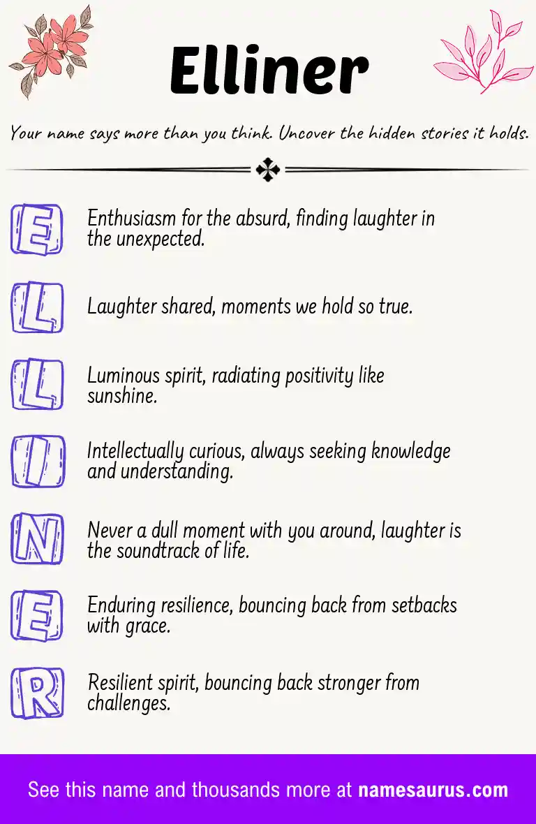 Acrostic poem about Elliner.
