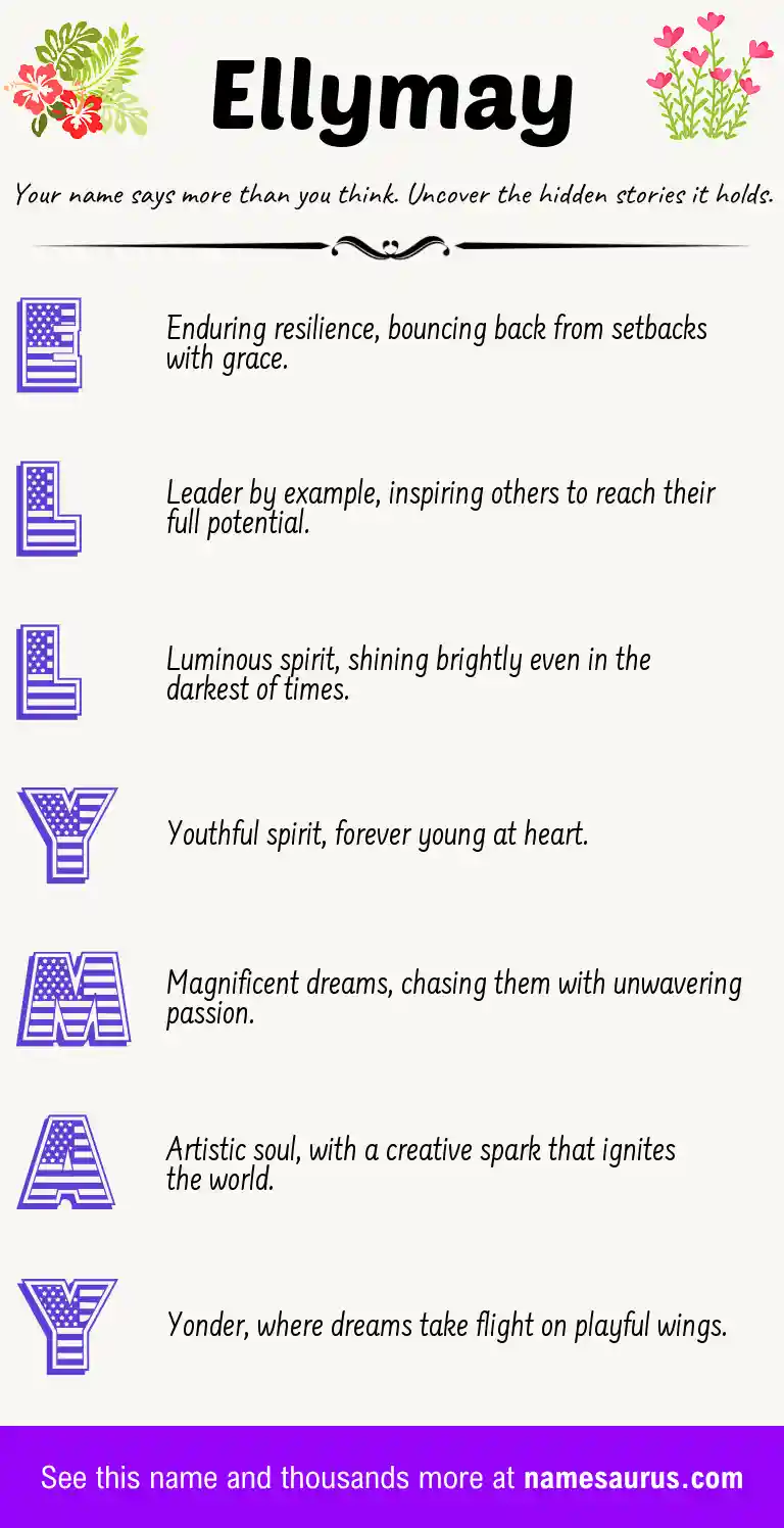Acrostic poem about Ellymay.