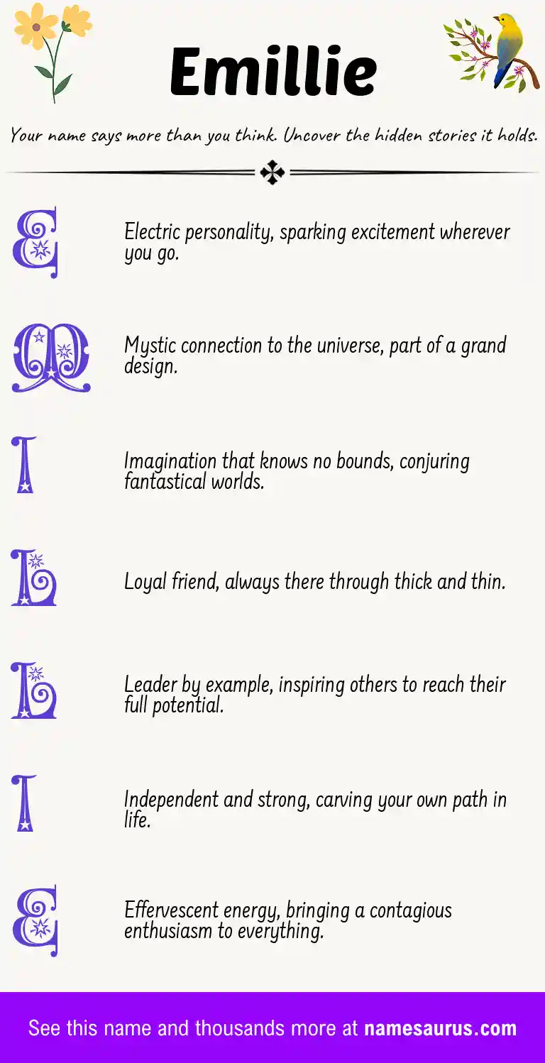 Acrostic poem about Emillie.
