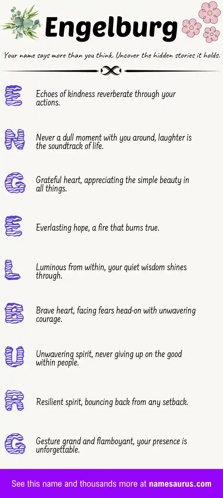 Acrostic poem about Engelburg.