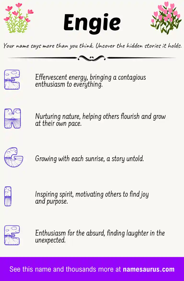 Acrostic poem about Engie.