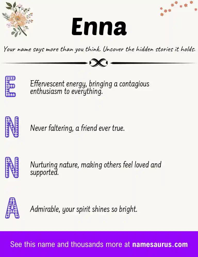 Acrostic poem about Enna.