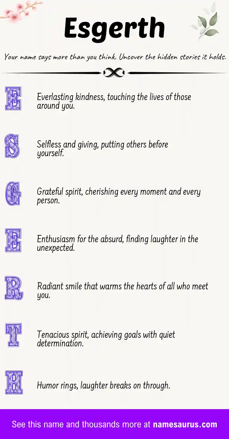 Acrostic poem about Esgerth.