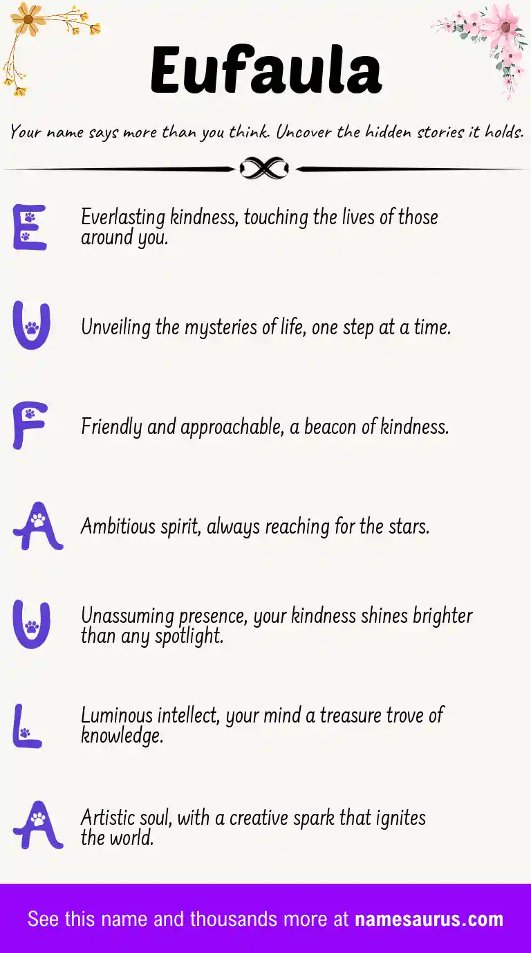 Acrostic poem about Eufaula.