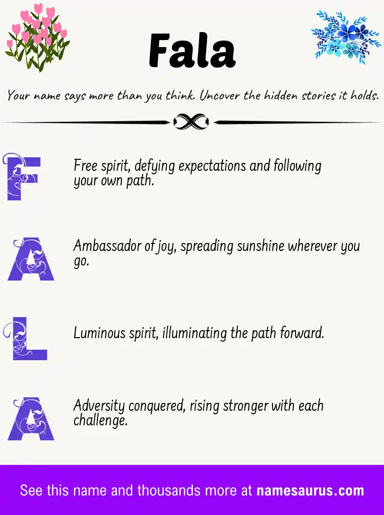 Acrostic poem about Fala.