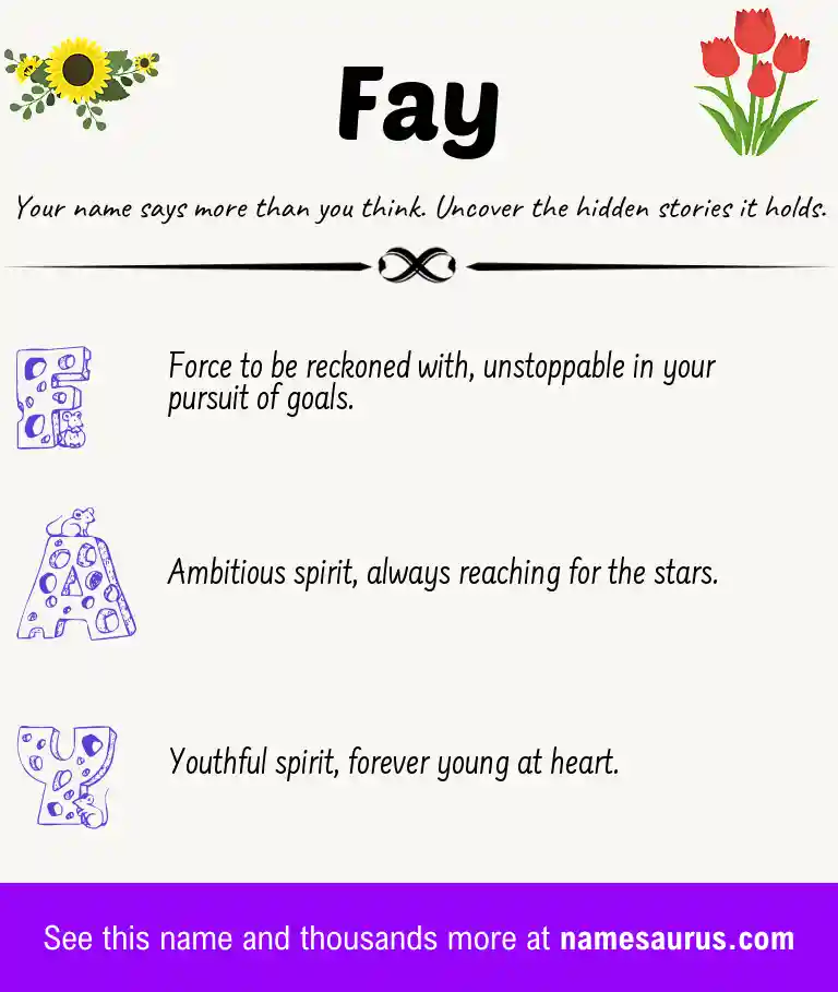 Acrostic poem about Fay.