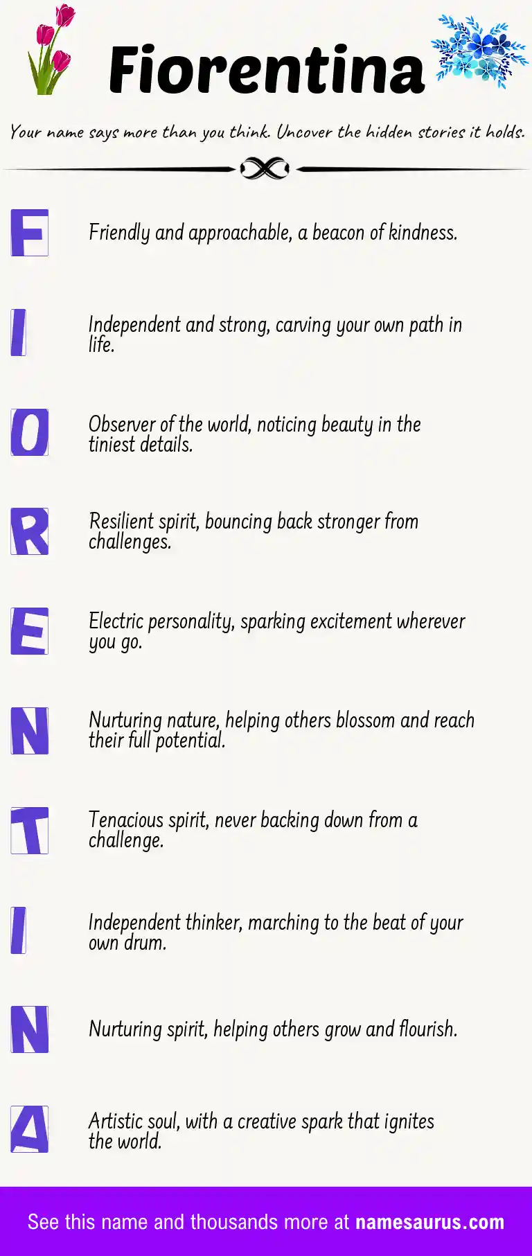 Acrostic poem about Fiorentina.