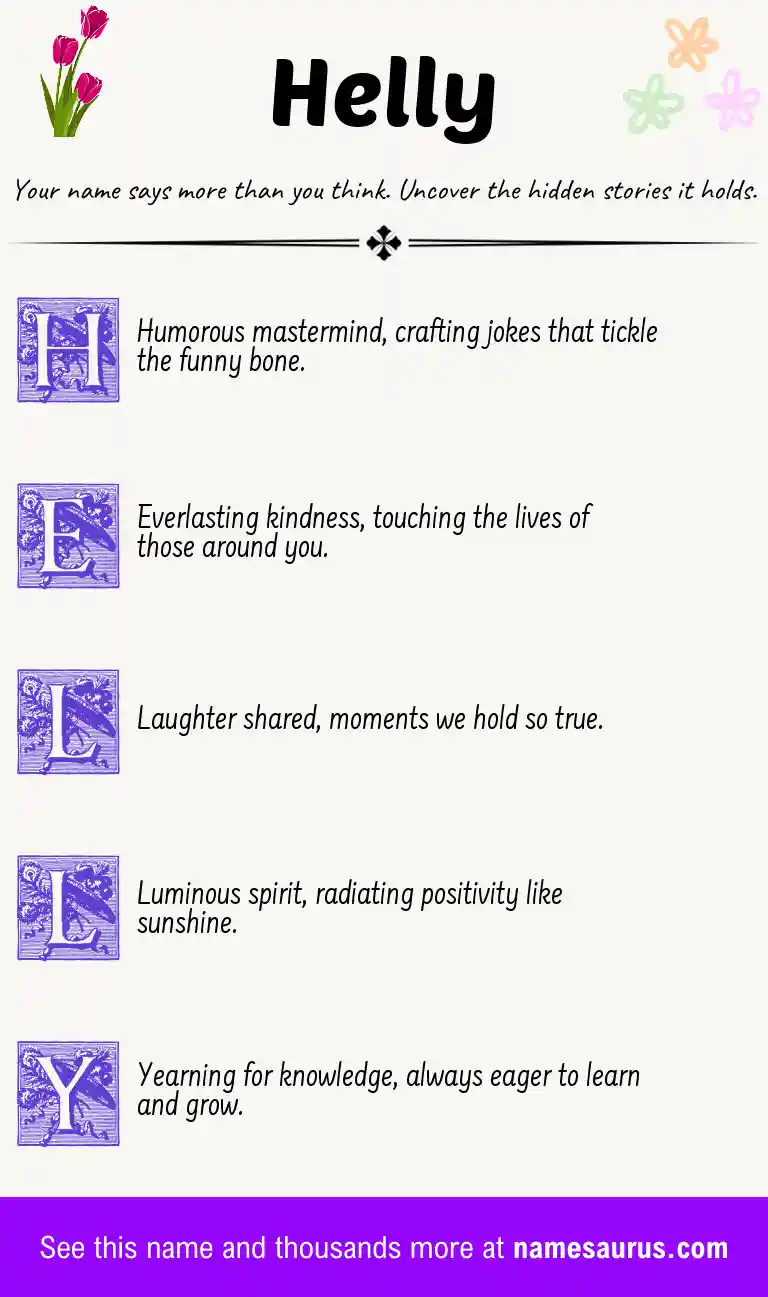 Acrostic poem about Helly.