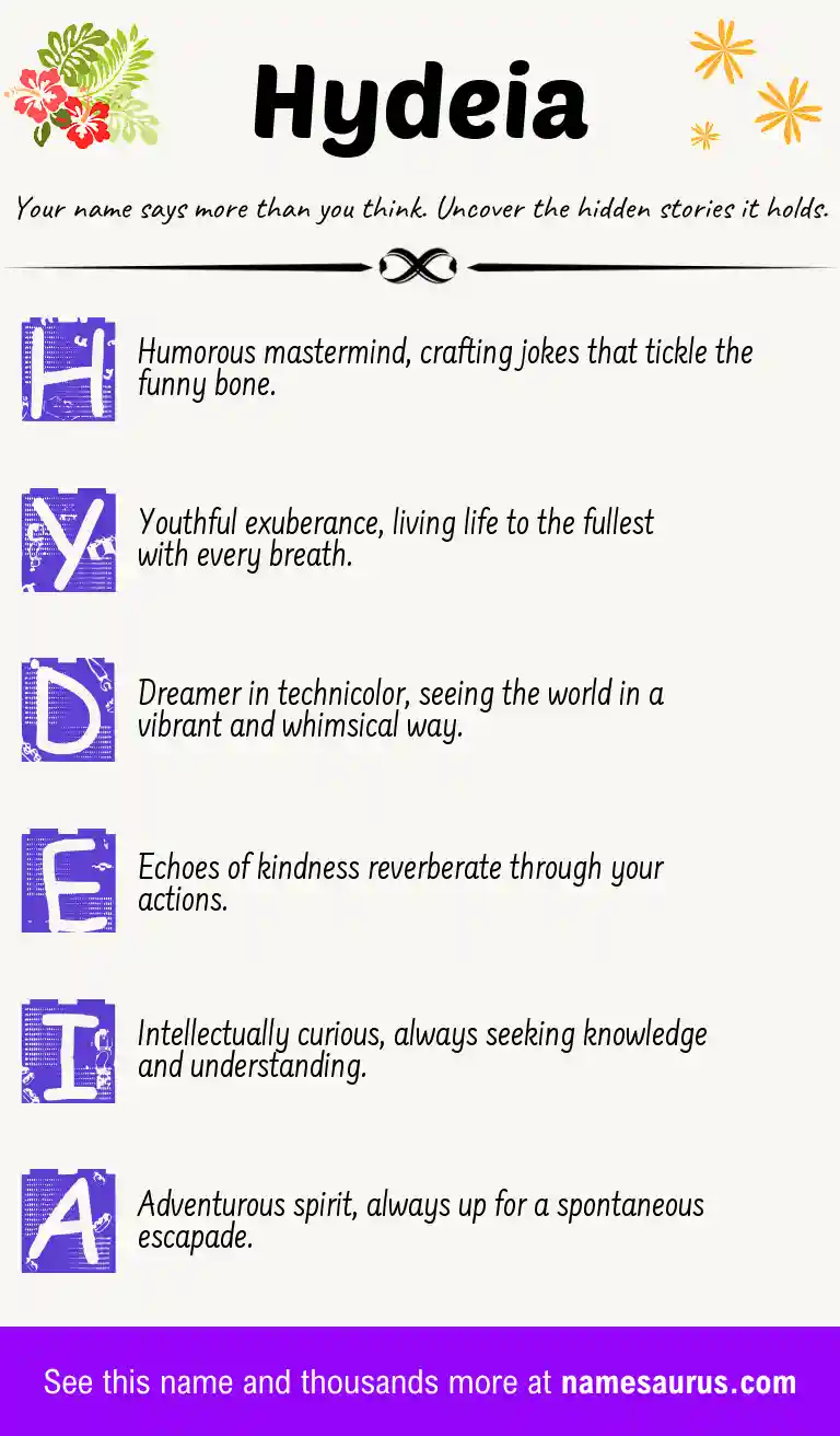 Acrostic poem about Hydeia.