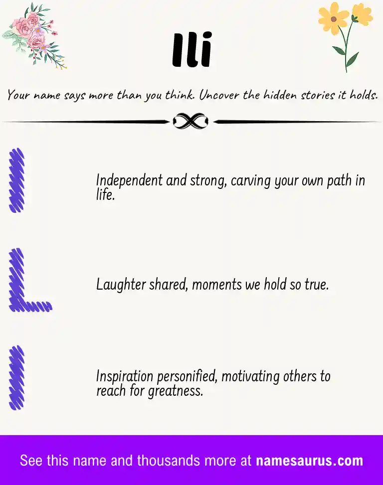 Acrostic poem about Ili.