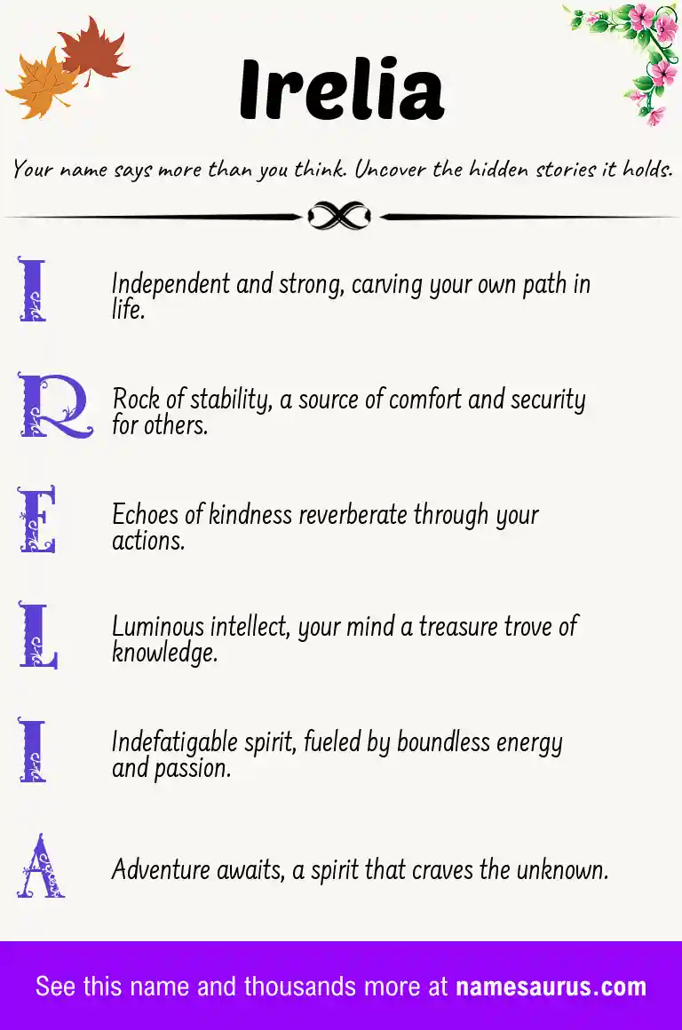 Acrostic poem about Irelia.