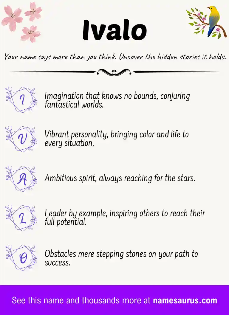 Acrostic poem about Ivalo.
