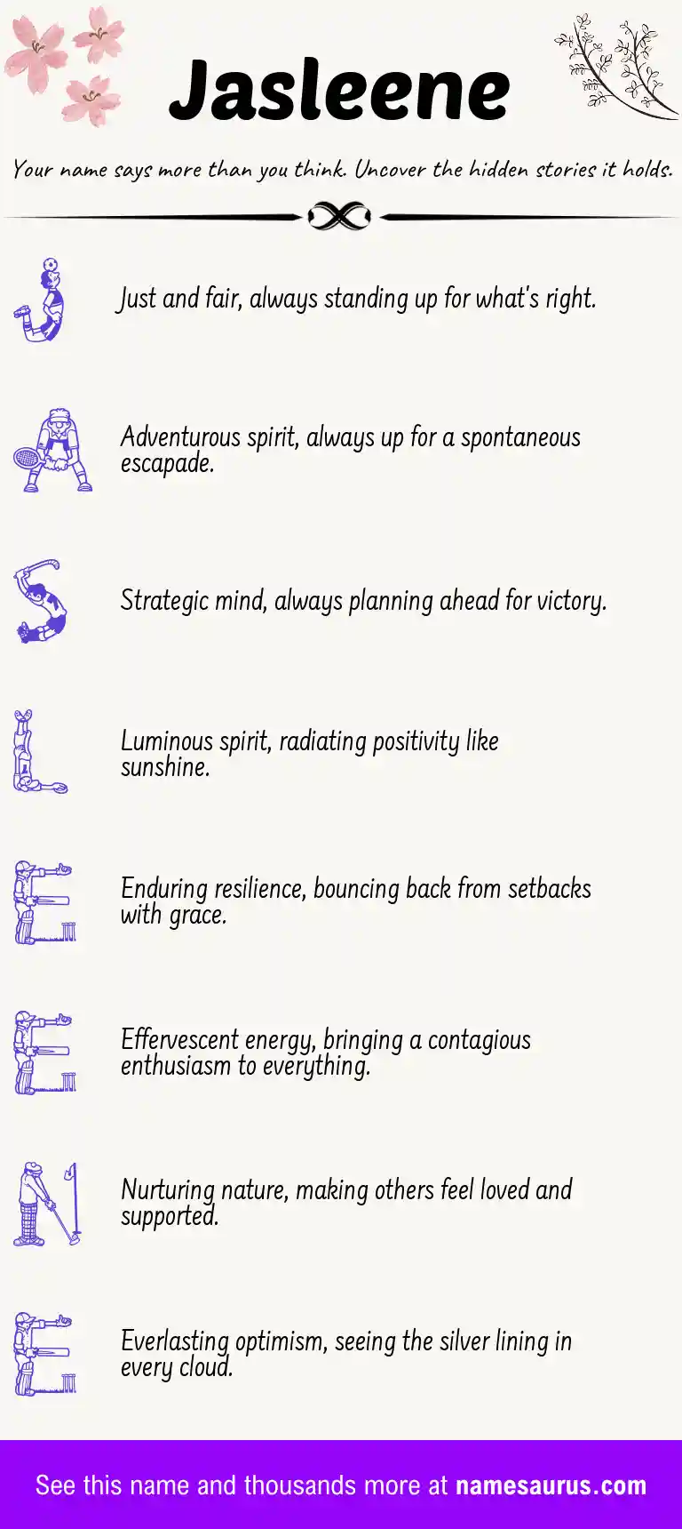 Acrostic poem about Jasleene.