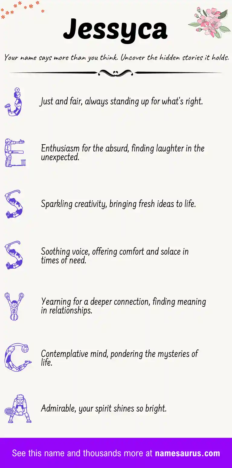 Acrostic poem about Jessyca.