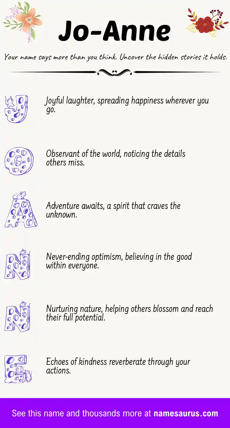 Acrostic poem about Jo-Anne.