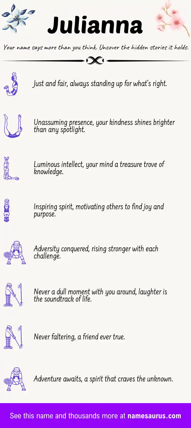 Acrostic poem about Julianna.